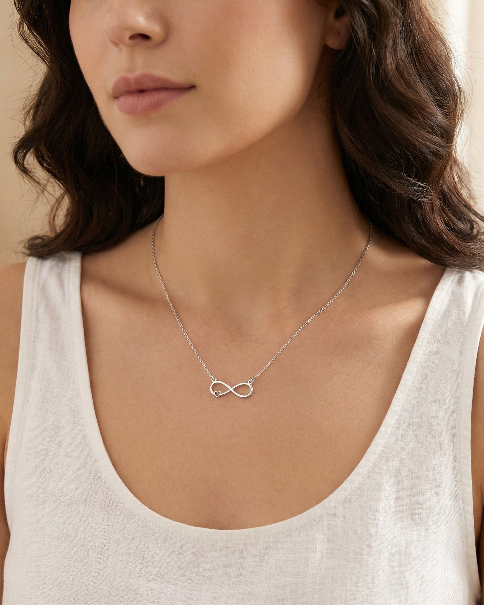 HeyBigDay Necklace Infinity & Heart Necklace