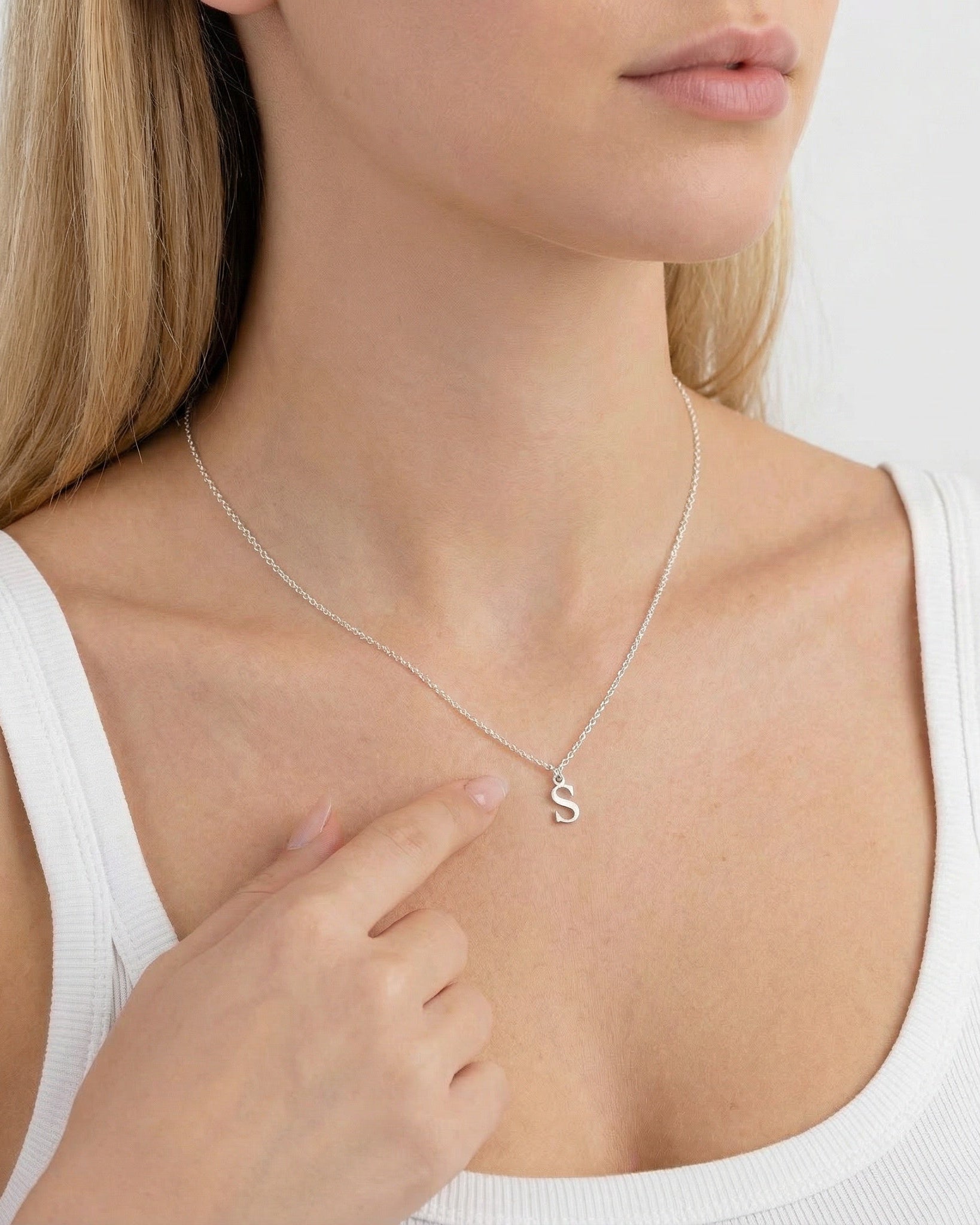 Personalised Initial Necklace | Gold, Silver & Vermeil | HBD