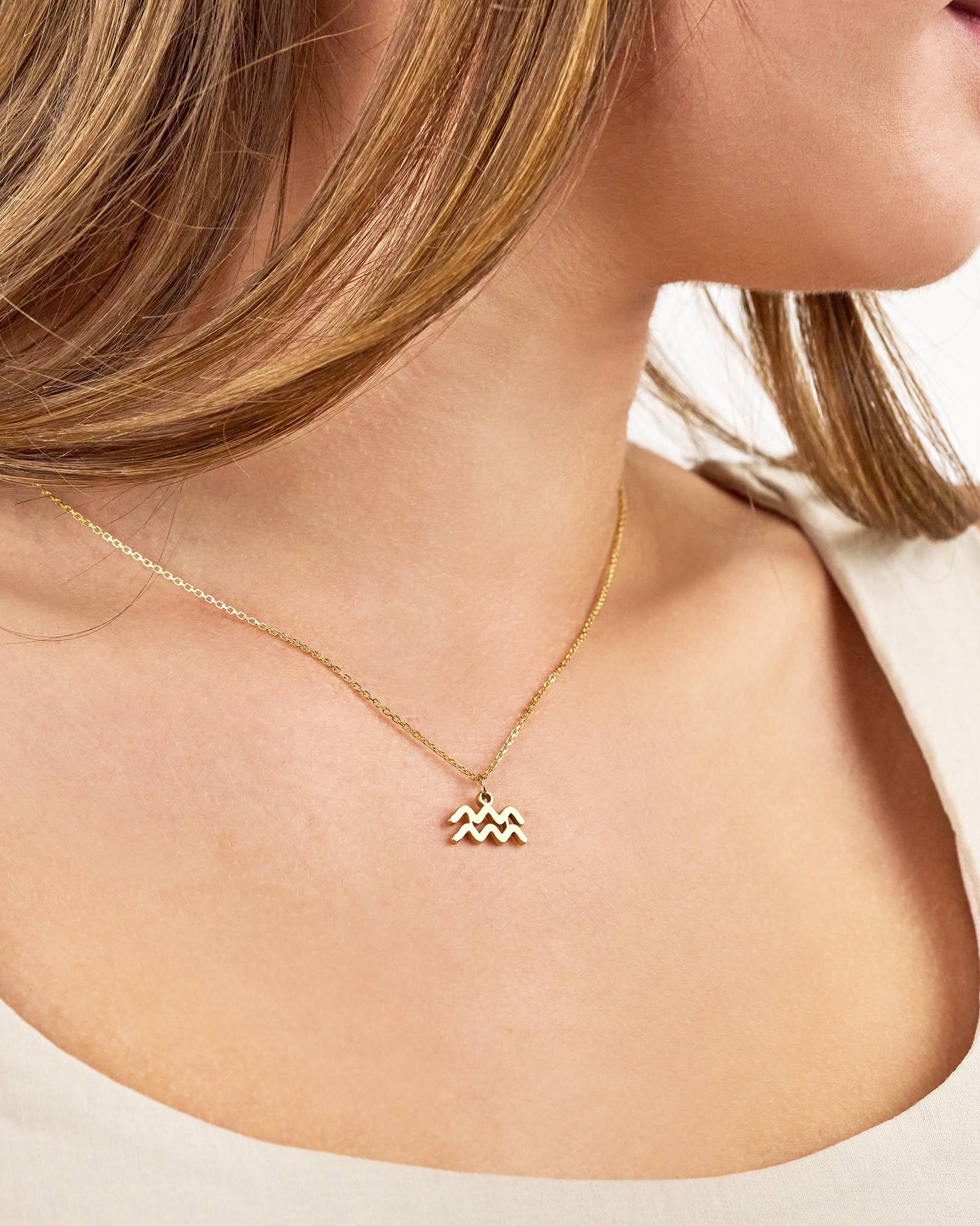 Necklace Zodiac Star Sign Astrology Necklace HBD Zodiac Star Sign Astrology Necklace – Personalised Constellation Jewellery in Gold, Silver & Vermeil