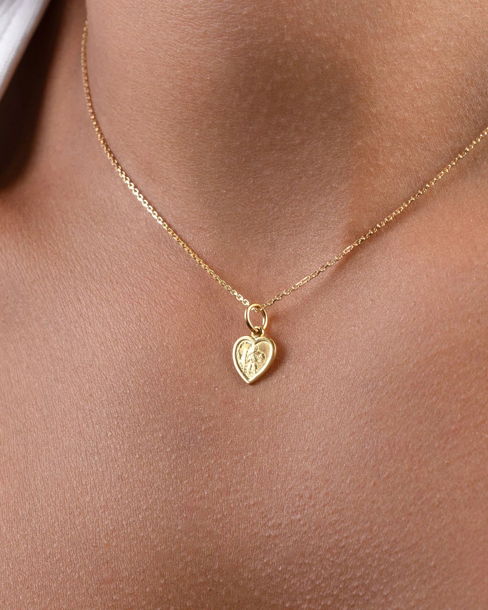 Vermeil / Style 1 / 18" Inches Necklace St Christopher Safe Travels HBD Saint Christopher Safe Travels Set with Necklace Gift Message & Teddy