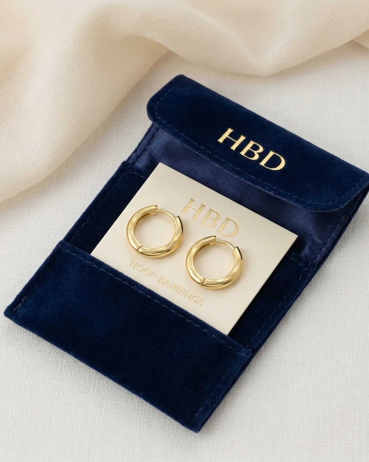 Hinged-Hoop with Soft Faceted Detail Earrings in 14ct Gold or Sterling Silver