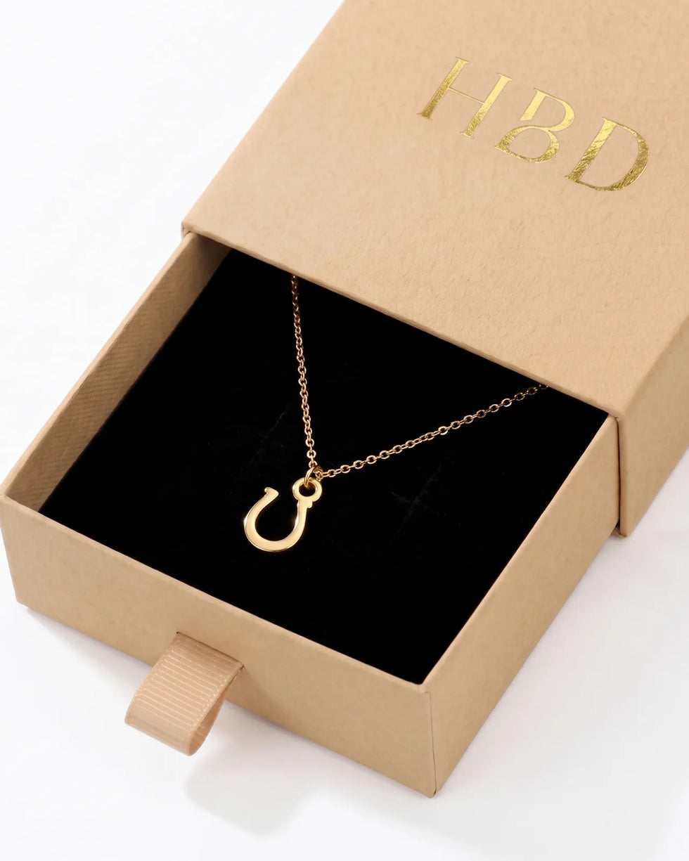 Horseshoe Charm Necklace & Bracelet