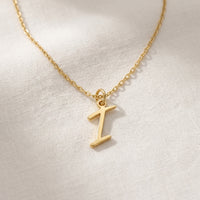 I Initial Necklace