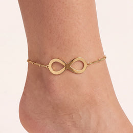 Infinity Anklet | Gold or Silver | HBD