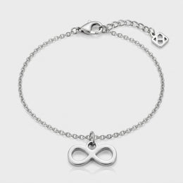 Infinity Charm Necklace & Bracelet