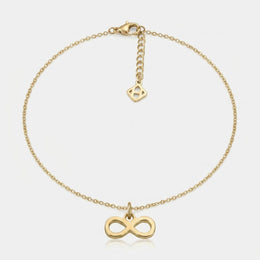 Infinity Charm Necklace & Bracelet