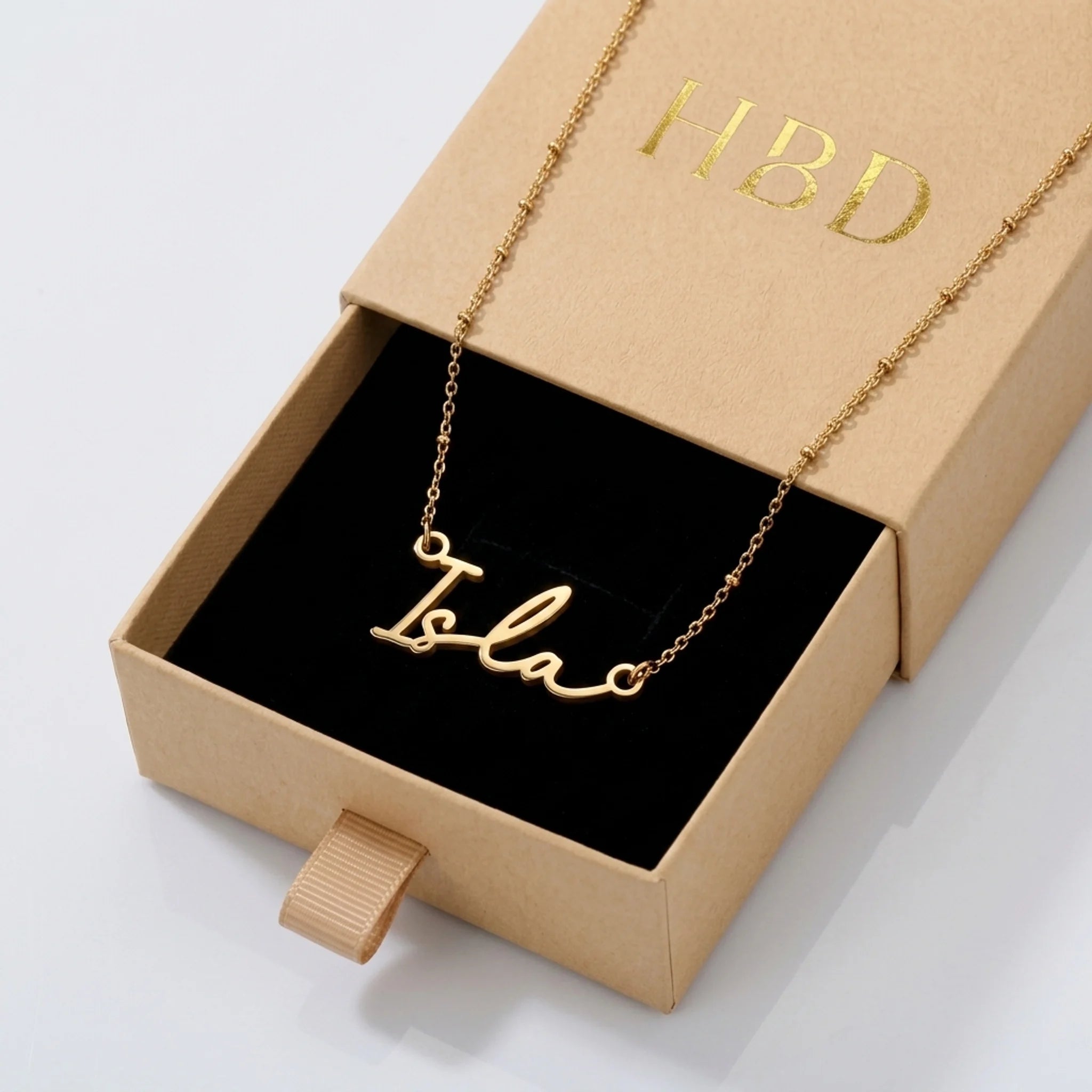 Isla Name Necklace | 18ct Gold, Silver & Vermeil | Ready to Ship