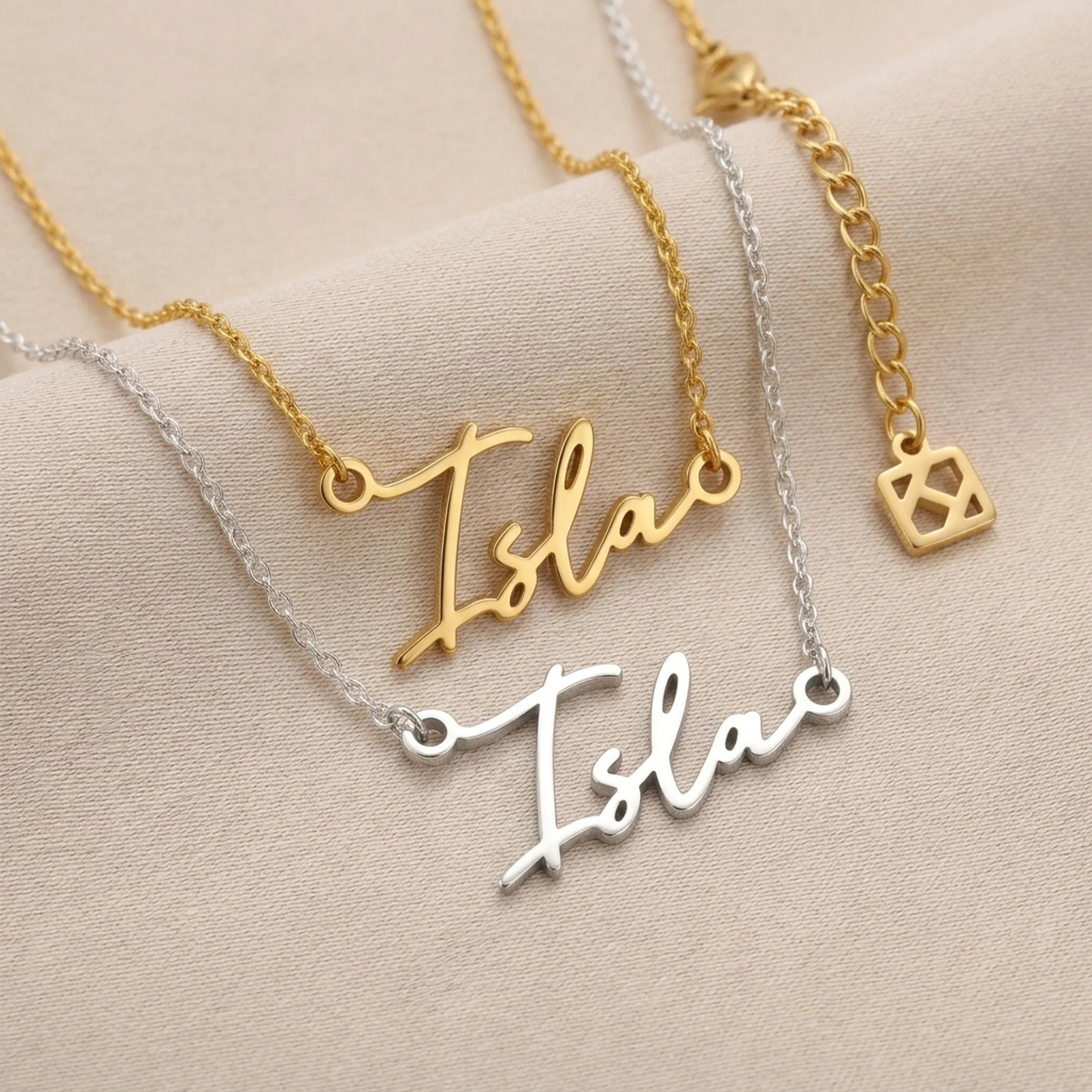 Isla Name Necklace | 18ct Gold, Silver & Vermeil | Ready to Ship