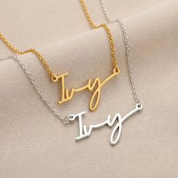 Ivy Name Necklace | 18ct Gold, Silver & Vermeil | Ready to Ship