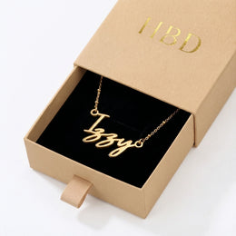 Izzy Name Necklace | 18ct Gold, Silver & Vermeil | Ready to Ship
