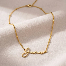 James Name Necklace | 18ct Gold, Silver & Vermeil | Ready to Ship