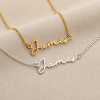 James Name Necklace
