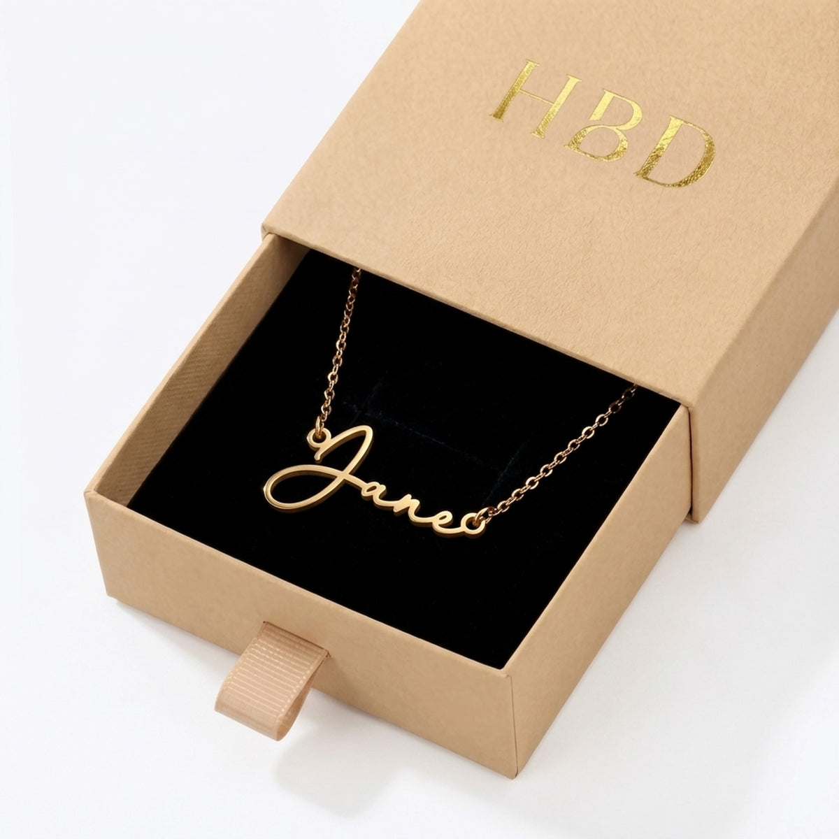 Jane Name Necklace | 18ct Gold, Silver & Vermeil | Ready to Ship