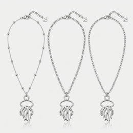Jellyfish Charm Necklace & Bracelet
