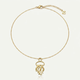 Jellyfish Charm Necklace & Bracelet