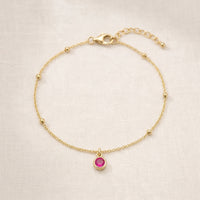 July Birthstone Bracelet