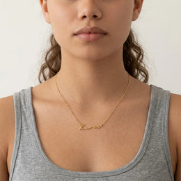 Karis Name Necklace | 18ct Gold, Silver & Vermeil | Ready to Ship