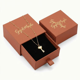 Key Charm Necklace & Bracelet