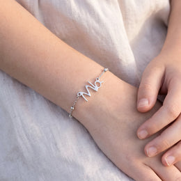 Kids' Handwriting Bracelet | Their Writing in 18ct Gold
