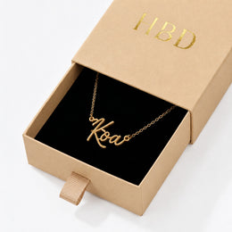 Koa Name Necklace | 18ct Gold, Silver & Vermeil | Ready to Ship