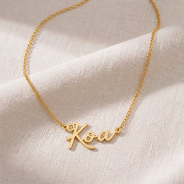 Koa Name Necklace | 18ct Gold, Silver & Vermeil | Ready to Ship
