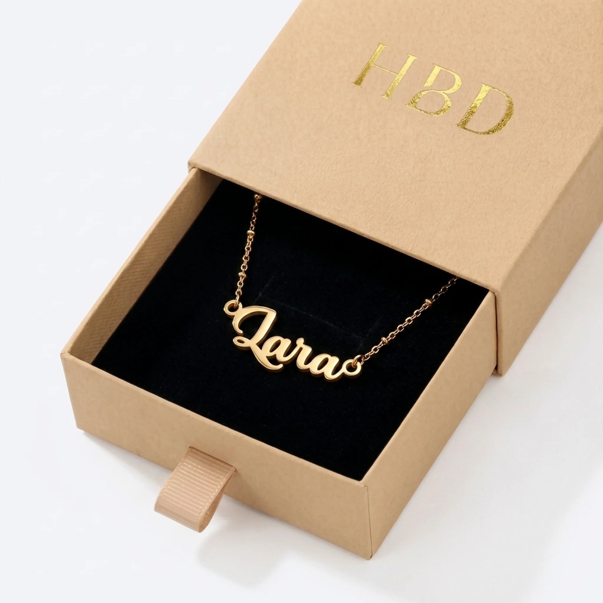 Lara Name Necklace | 18ct Gold, Silver & Vermeil | Ready to Ship