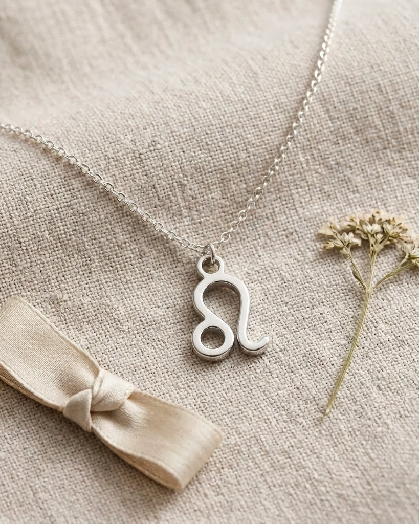Leo Zodiac Necklace | Star Sign Pendant, Gold & Silver