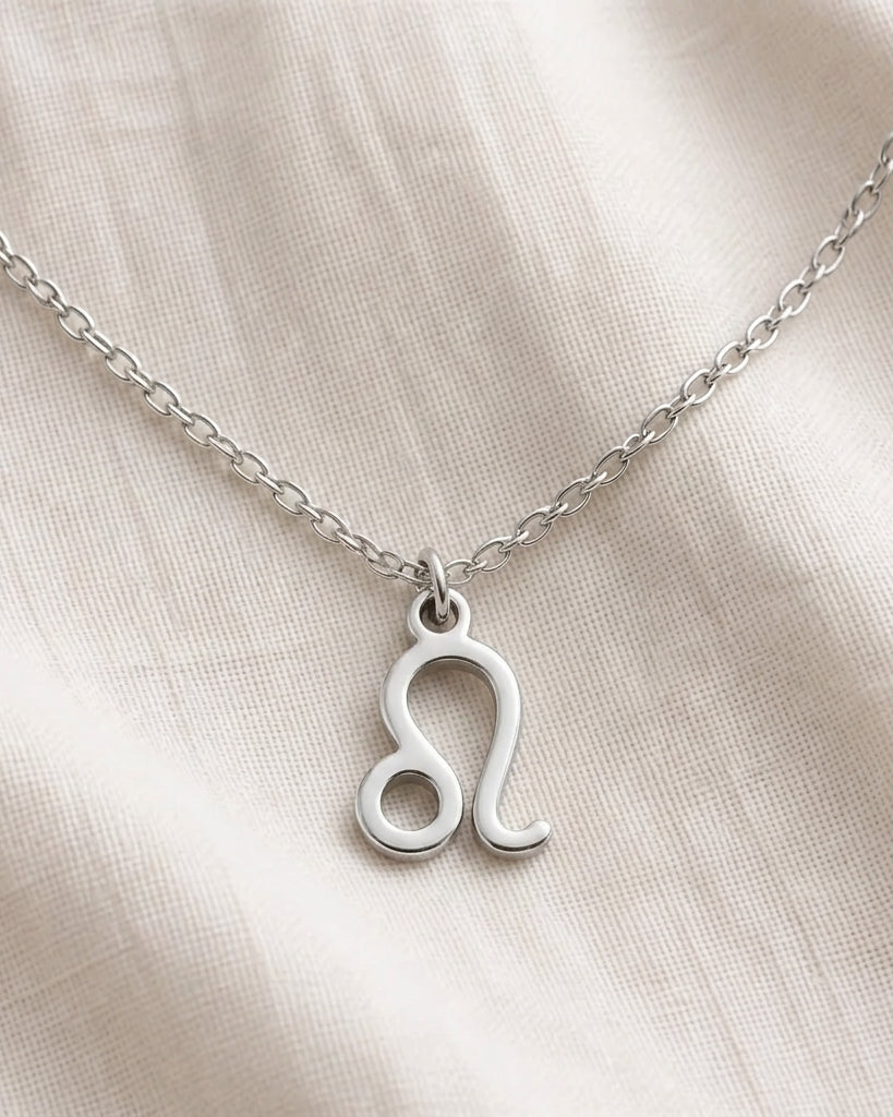 Leo Zodiac Necklace | Star Sign Pendant, Gold & Silver