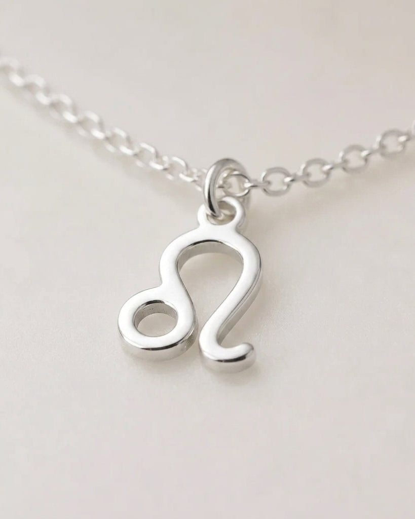 Leo Zodiac Necklace | Star Sign Pendant, Gold & Silver