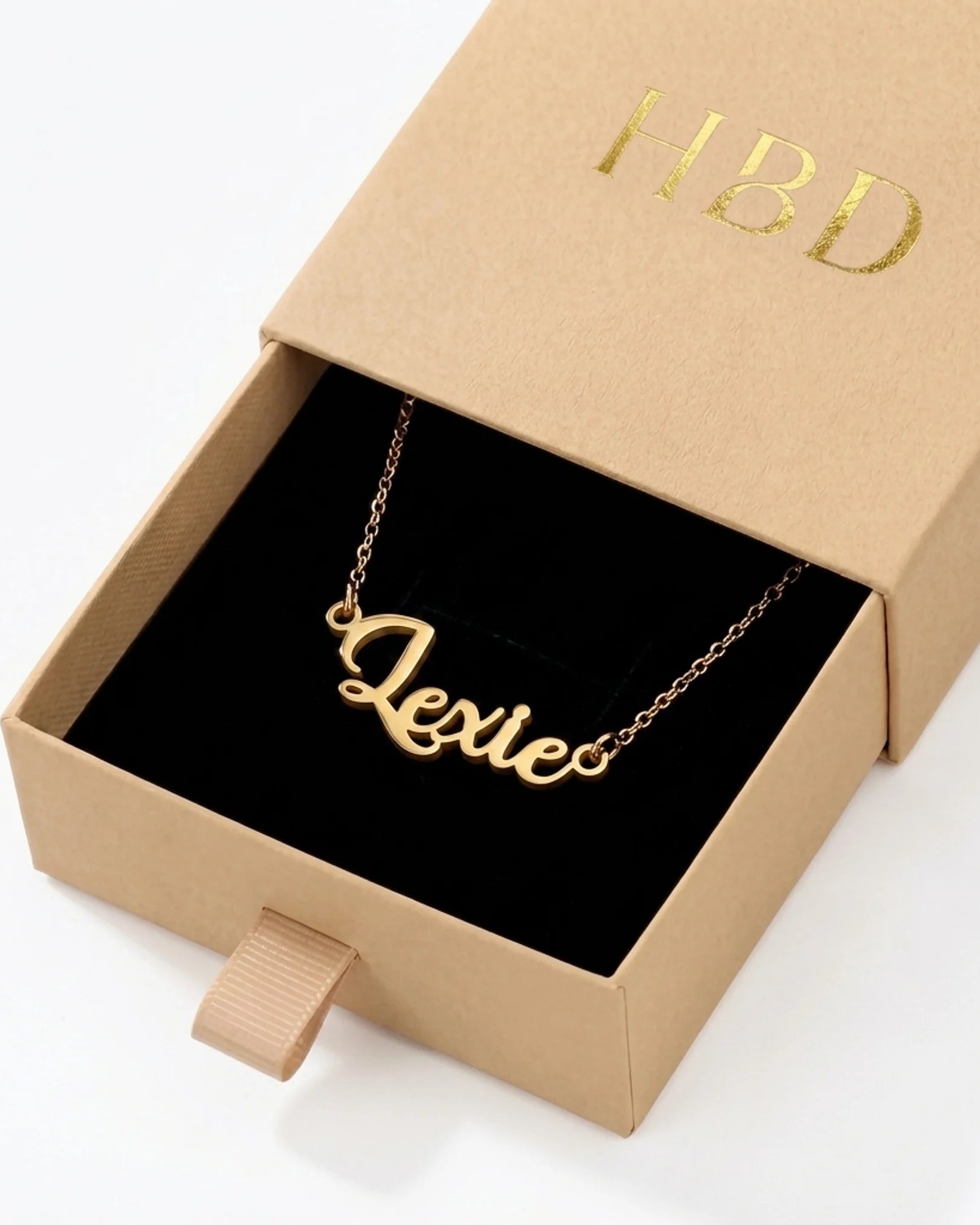 Lexie Name Necklace | 18ct Gold, Silver & Vermeil | Ready to Ship