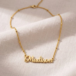 Madison Name Necklace | 18ct Gold, Silver & Vermeil | Ready to Ship