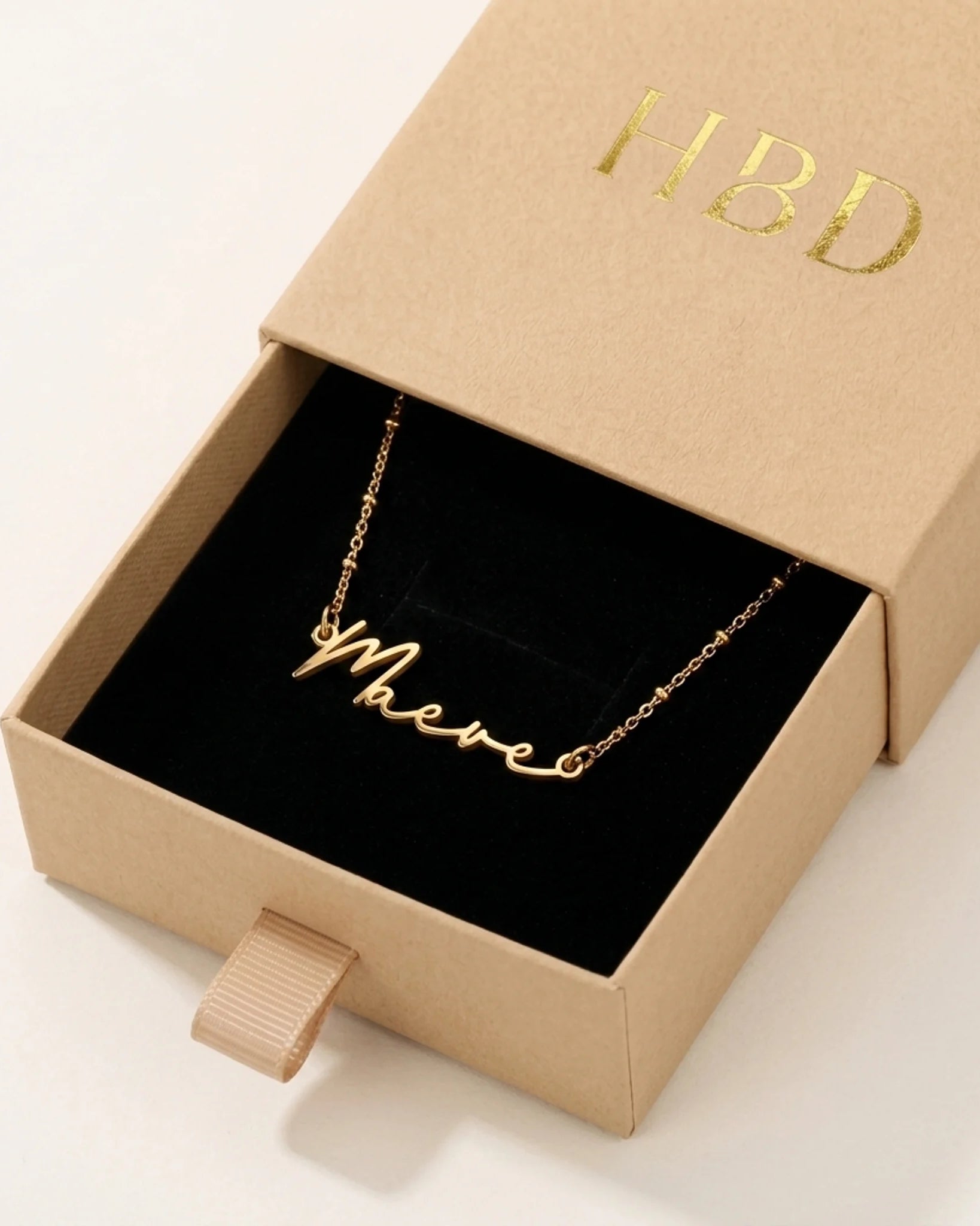 Maeve Name Necklace | 18ct Gold, Silver & Vermeil | Ready to Ship