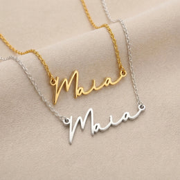 Maia Name Necklace | 18ct Gold, Silver & Vermeil | Ready to Ship