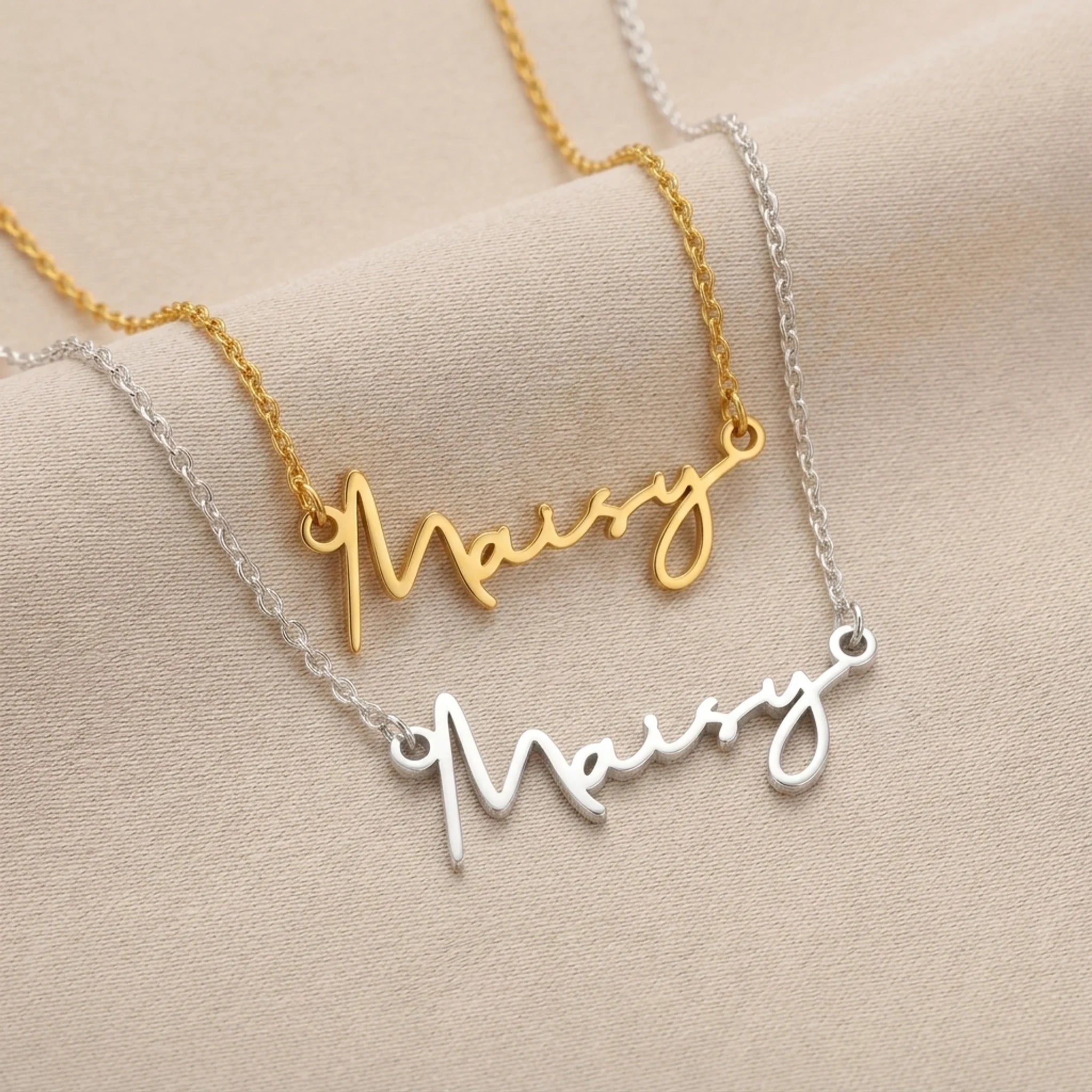 Maisie Name Necklace | 18ct Gold, Silver & Vermeil | Ready to Ship