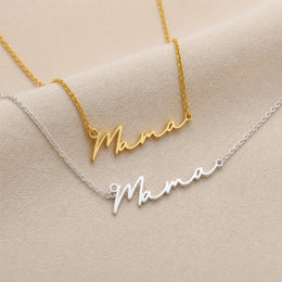 Mama Name Necklace | 18ct Gold, Silver & Vermeil | Ready to Ship