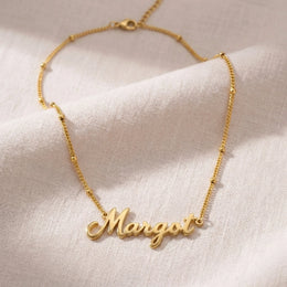 Margot Name Necklace | 18ct Gold, Silver & Vermeil | Ready to Ship