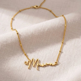 Mason Name Necklace | 18ct Gold, Silver & Vermeil | Ready to Ship