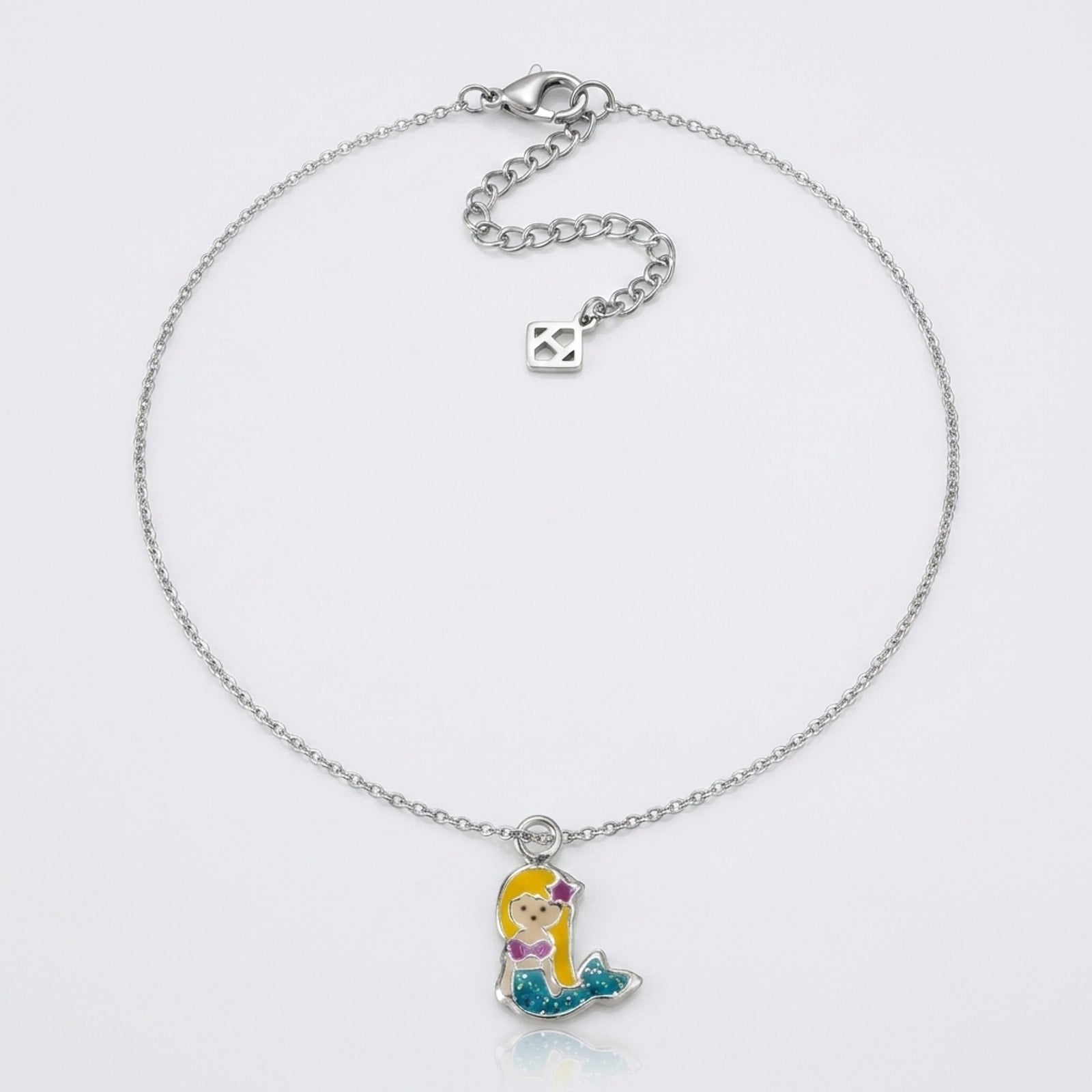 Mermaid Charm Necklace & Bracelet