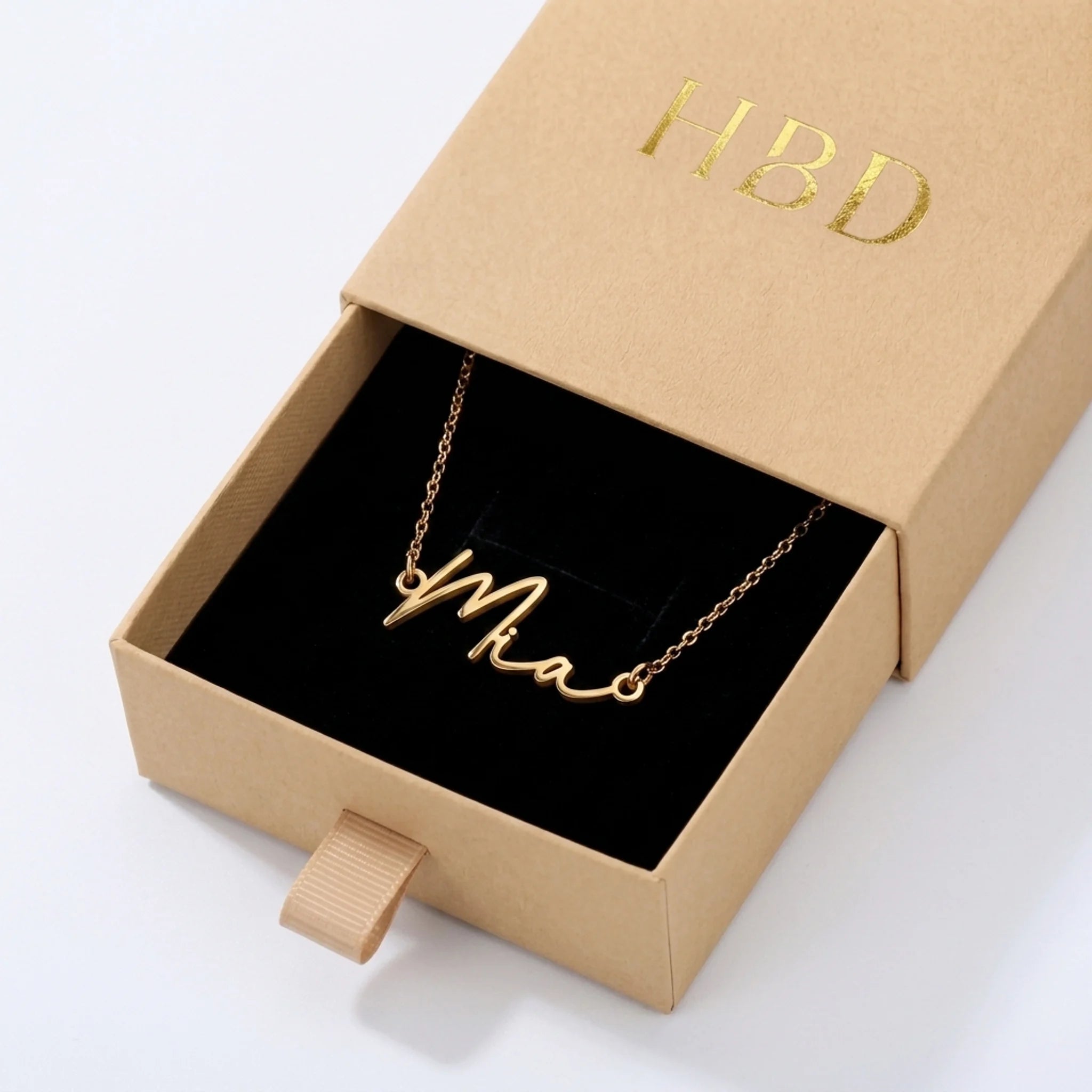 Mia Name Necklace | 18ct Gold, Silver & Vermeil | Ready to Ship