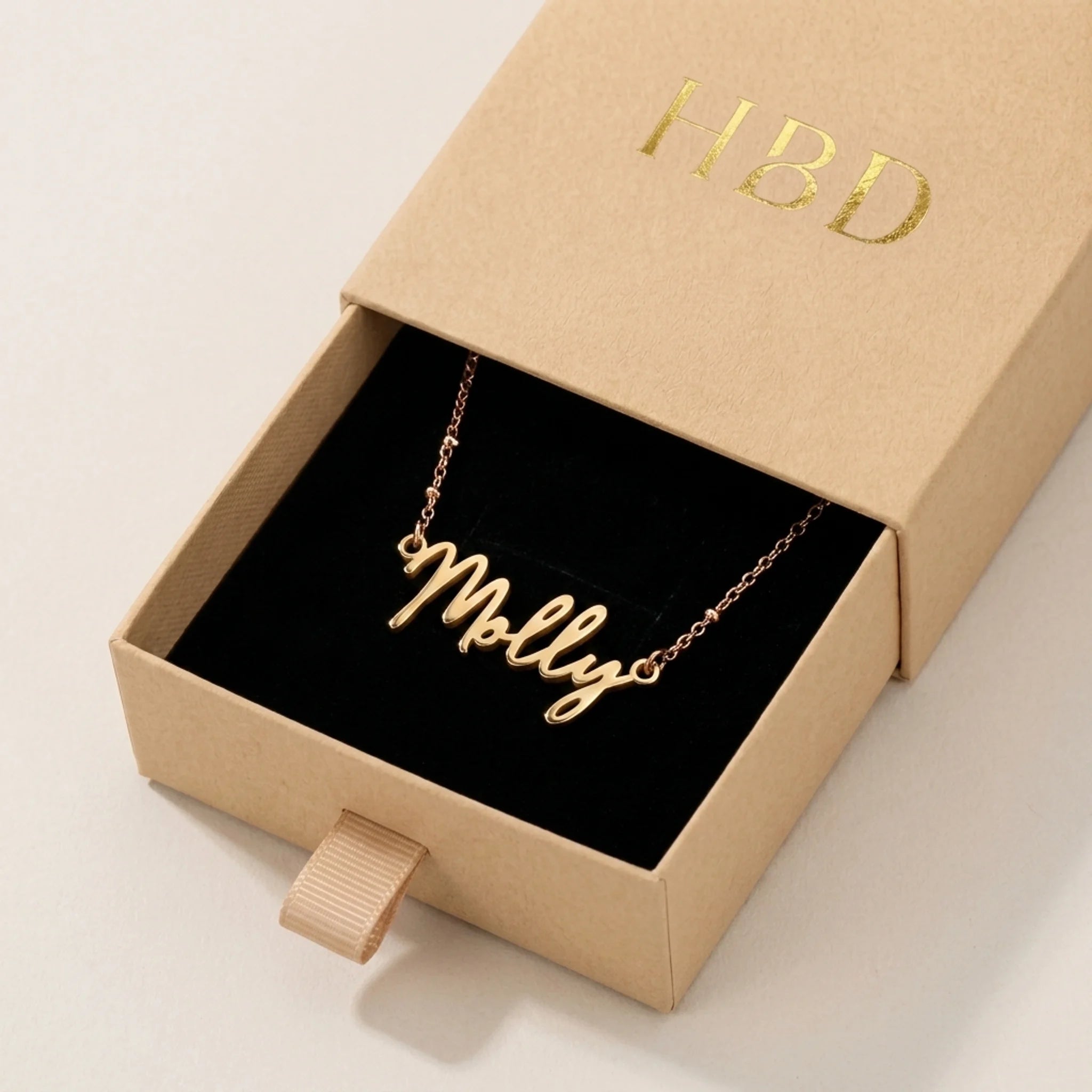 Molly Name Necklace | 18ct Gold, Silver & Vermeil | Ready to Ship