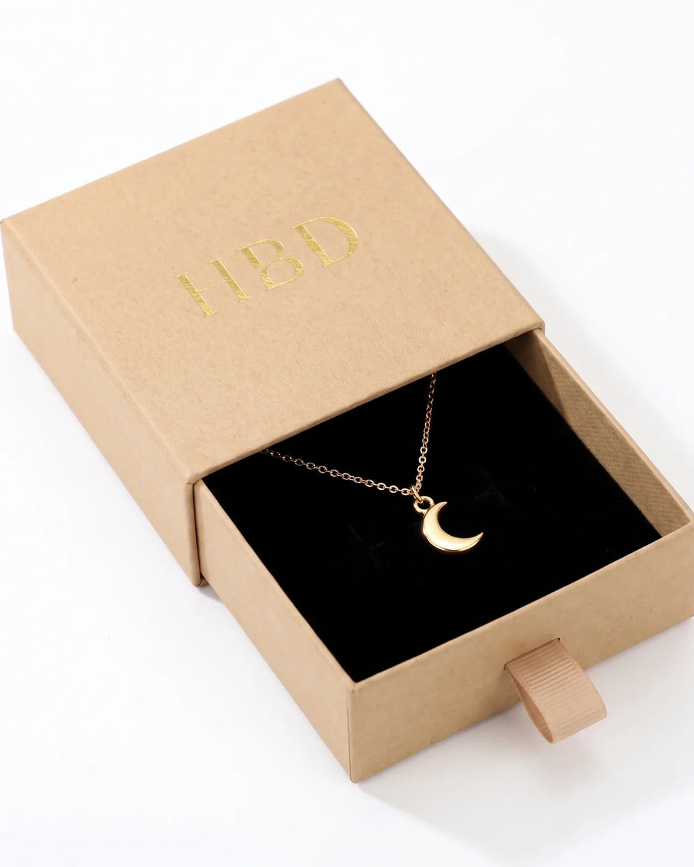 Moon Charm Necklace & Bracelet