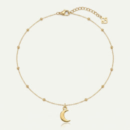 Moon Charm Necklace & Bracelet
