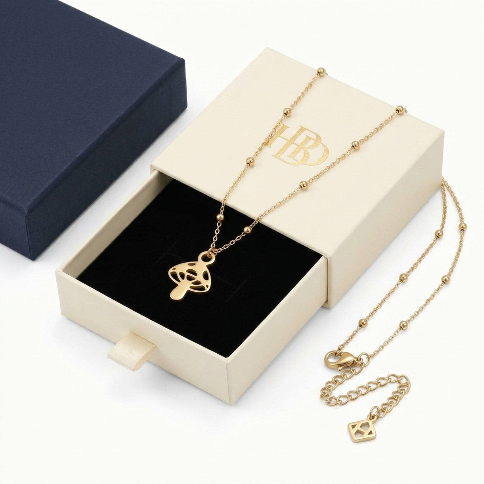 Mushroom Charm Necklace & Bracelet