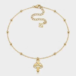 Mushroom Charm Necklace & Bracelet