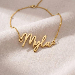 Myla Name Necklace | 18ct Gold, Silver & Vermeil | Ready to Ship