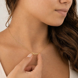 Nana Name Necklace | 18ct Gold, Silver & Vermeil | Ready to Ship