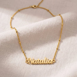 Natalia Name Necklace | 18ct Gold, Silver & Vermeil | Ready to Ship