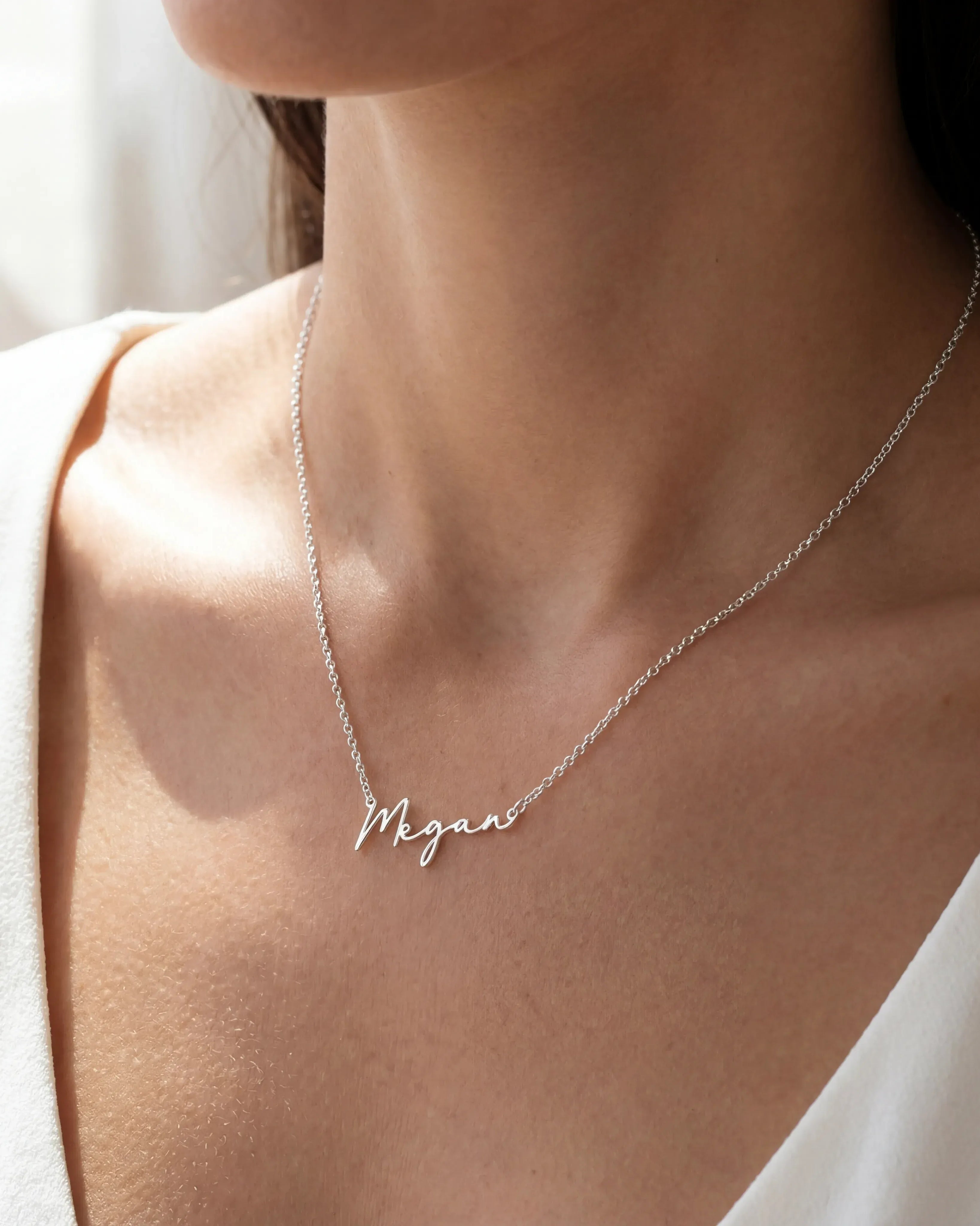 Necklace 24ct Gold or Solid Silver Name Necklace HBD 24ct Gold or Solid Silver Name Necklace – Personalised Custom Jewellery