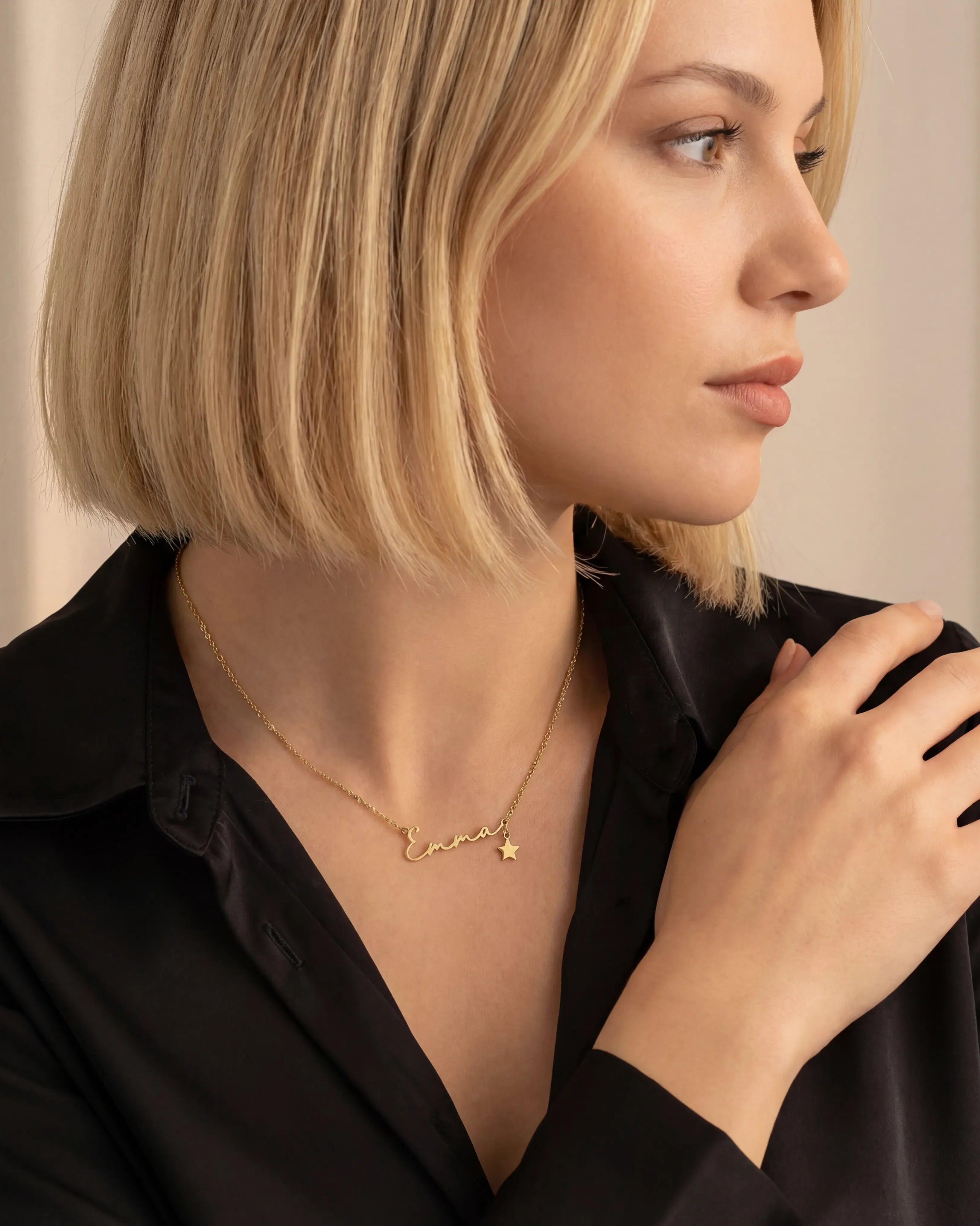 Necklace Personalised Name & Card Gift Set HBD Personalised Name & Card Gift Set – Birthday, Bridesmaid Proposal & Bride-to-Be Gifts