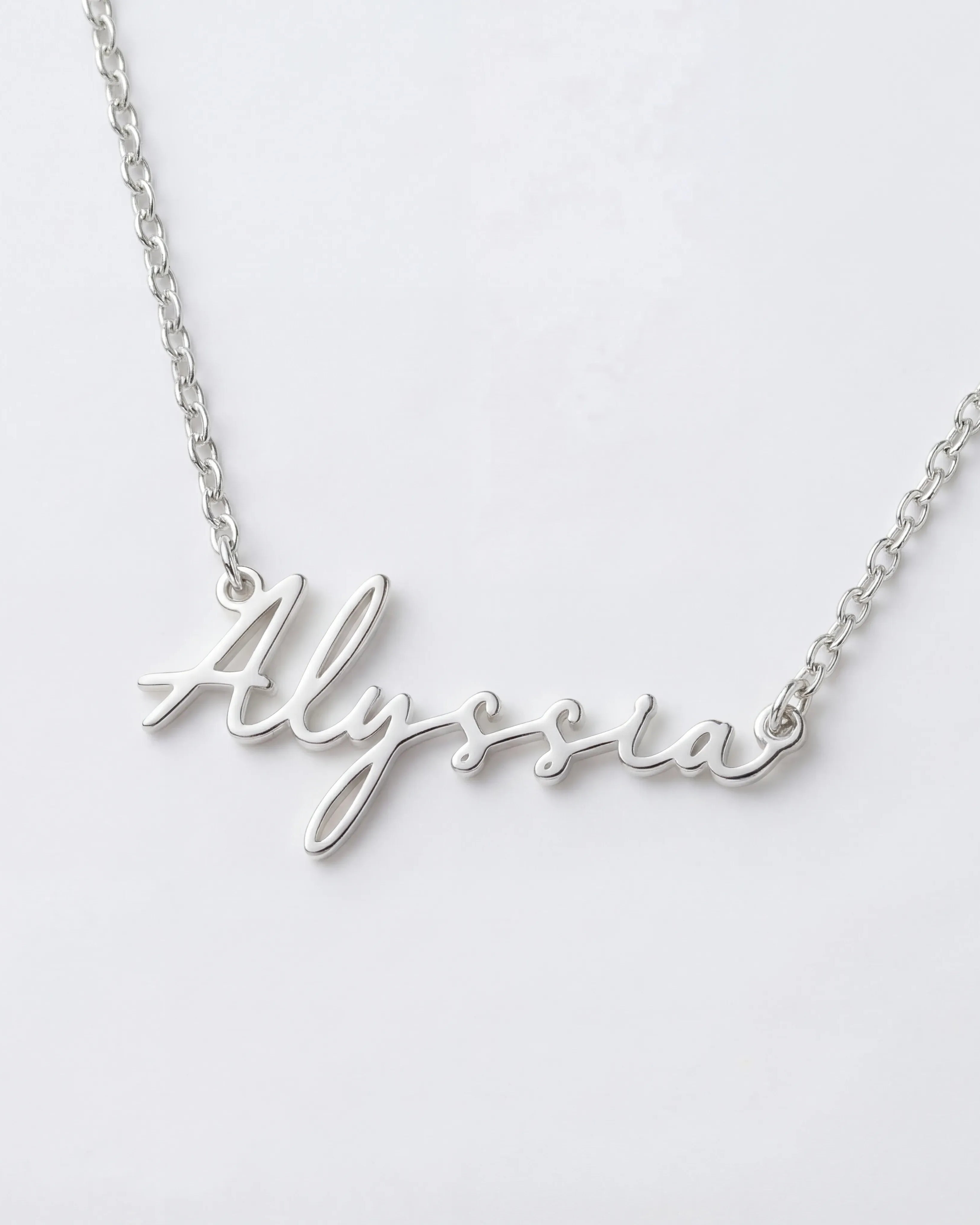 Necklace Alyssia Name Necklace HBD